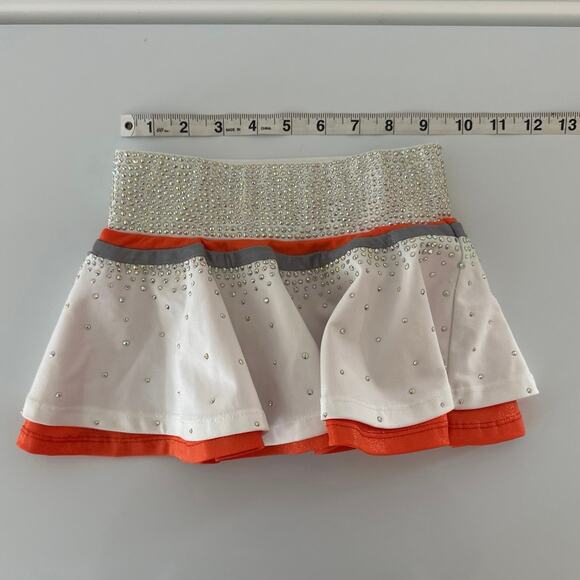 Miami Dolphins inspired rhinestone game day toddler skirt sz3 in mint condition - Picture 5 of 8